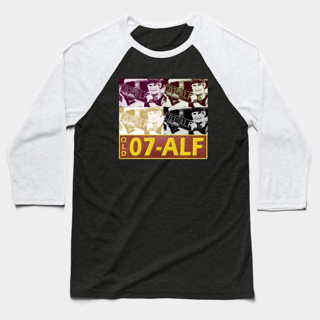 Briabane Broncos - Allan Langer - ALF POPART Baseball T-Shirt by OG Ballers